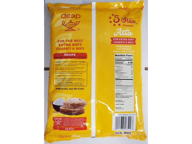 5 Star Premium Atta 10Lb