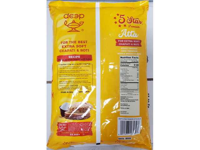 5 Star Premium Atta 20Lb