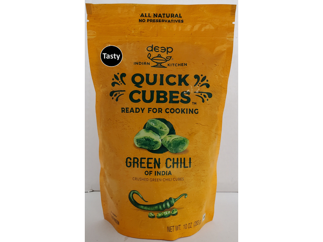 Quick Cubes-Green Chili 10Oz