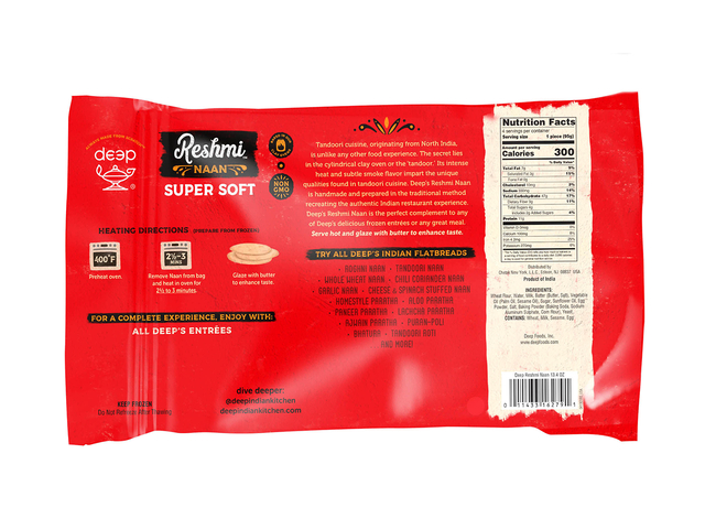 Reshmi Naan (4 pieces) (13.4oz)