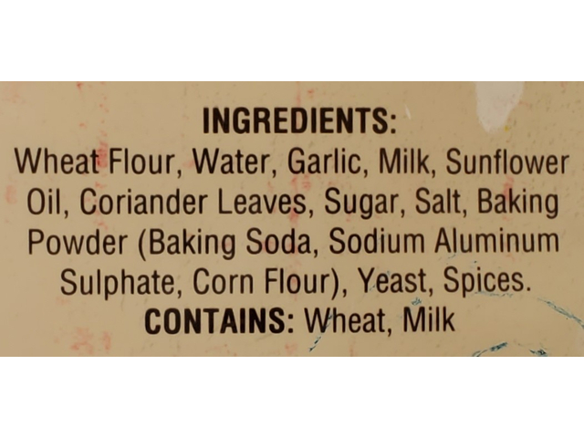 Garlic Naan Family Pack (12 pieces) (36oz)