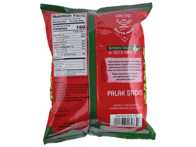 Palak Sticks (7oz)