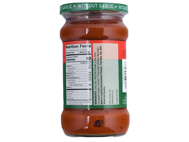 Lime Pickle Without Garlic (10.5oz)