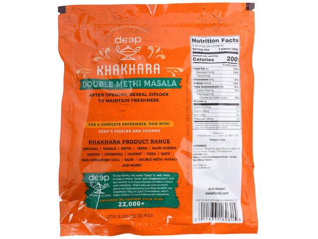 Double Methi Masala Khakhara (7oz)