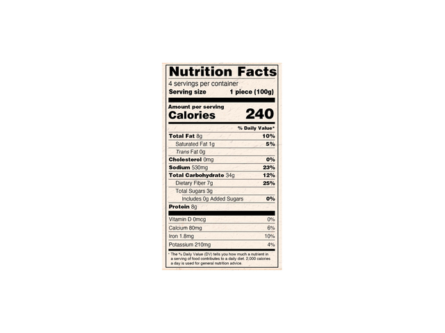 Gobi Paratha (4 pieces) (14.1oz)