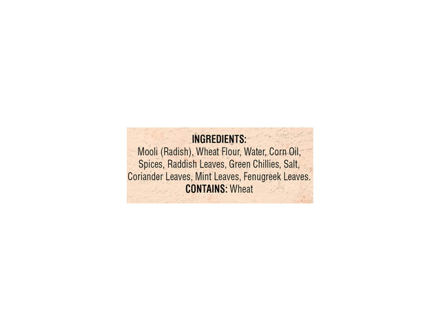 Mooli Paratha (4 pieces) (14.1oz)