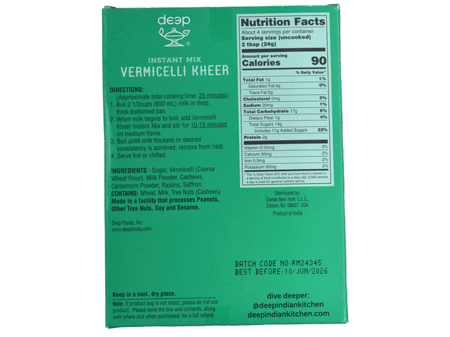 Vermicelli Kheer Mix (3.5oz)