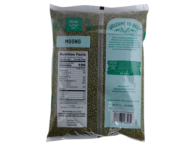 Moong Whole - Premium Indian Origin (4lb)