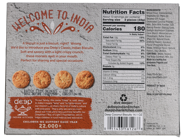 Coconut Biscuits (14.1oz)
