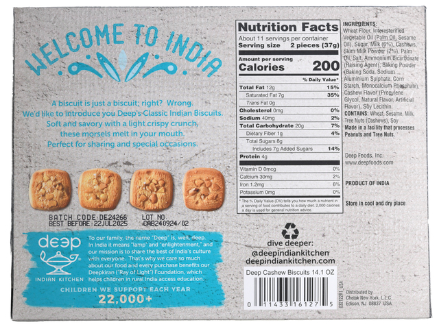 Cashew Biscuits (14.1oz)