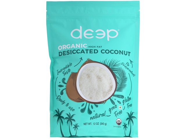 Organic High Fat Desiccated Coconut (12oz)