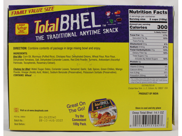 Total Bhel (14.1oz)