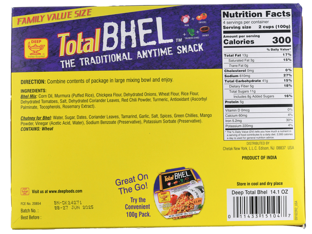 Total Bhel (14.1oz)