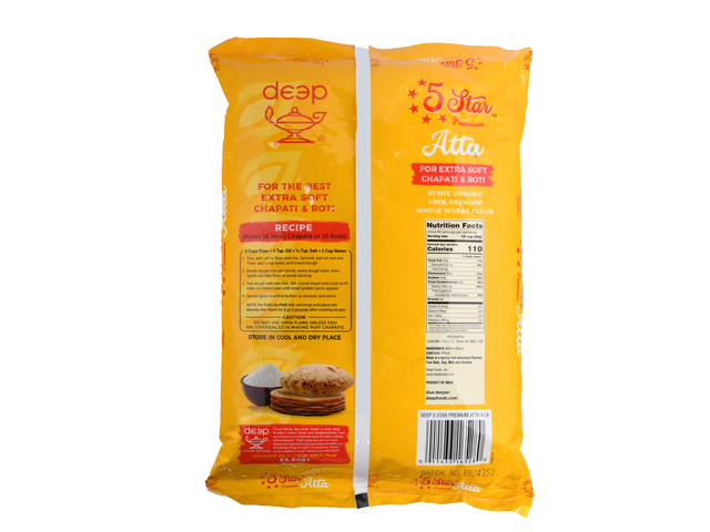 5 Star Premium Atta (4lb)
