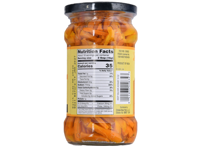 Haldar Turmeric Root Pickle (10oz)