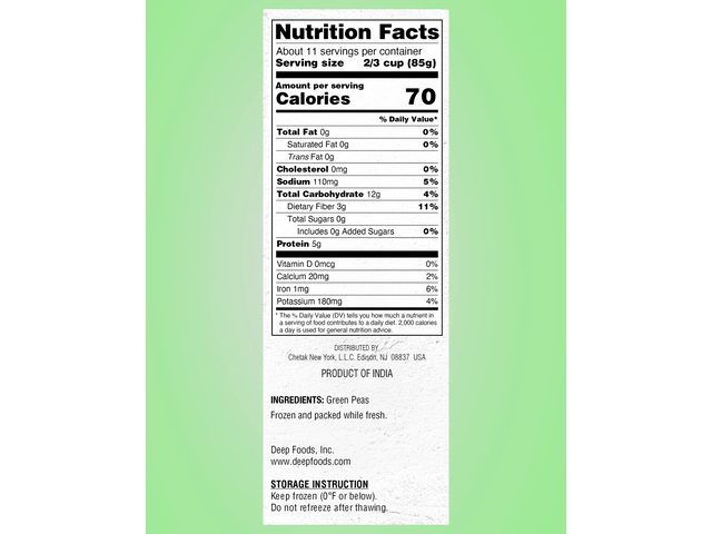 Green Peas (2lb)