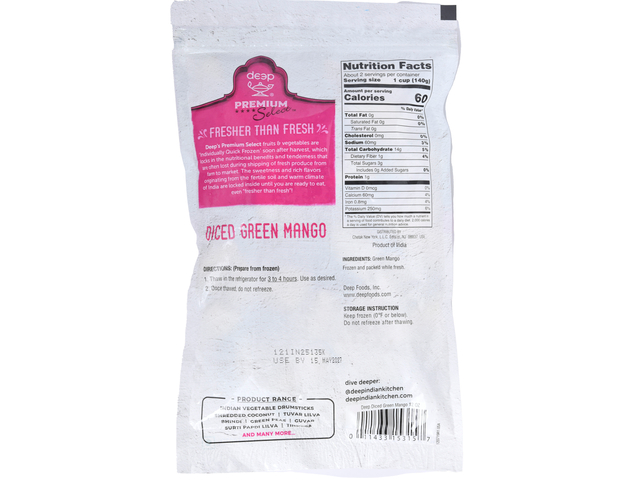 Diced Green Mango (12oz)
