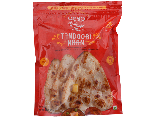 Tandoori Naan (5 pieces) (15oz)