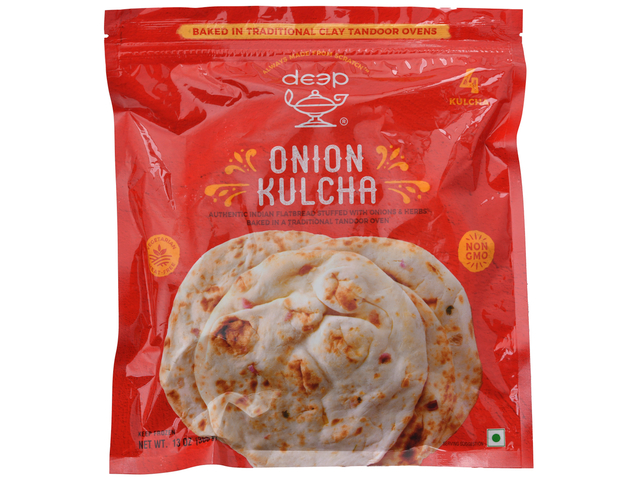 Onion Kulcha (4 pieces) (13oz)