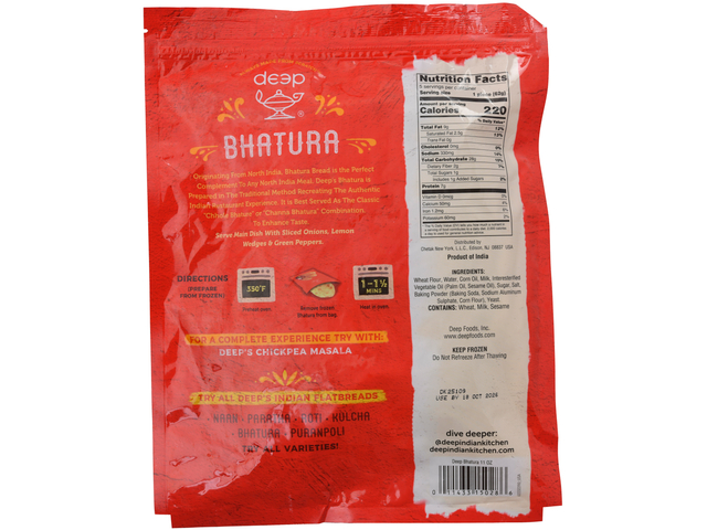 Bhatura (5 pieces) (11oz)