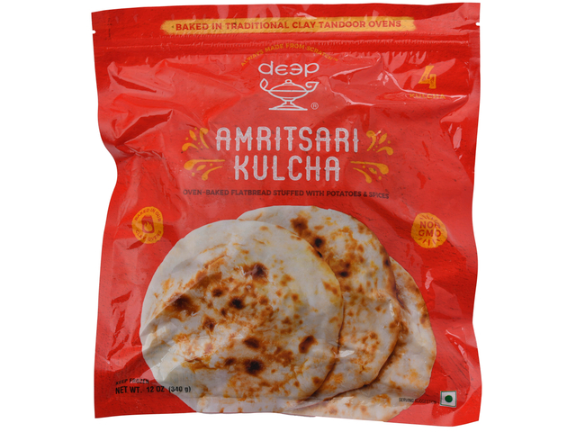 Amritsari Kulcha (4 pieces) (12oz)