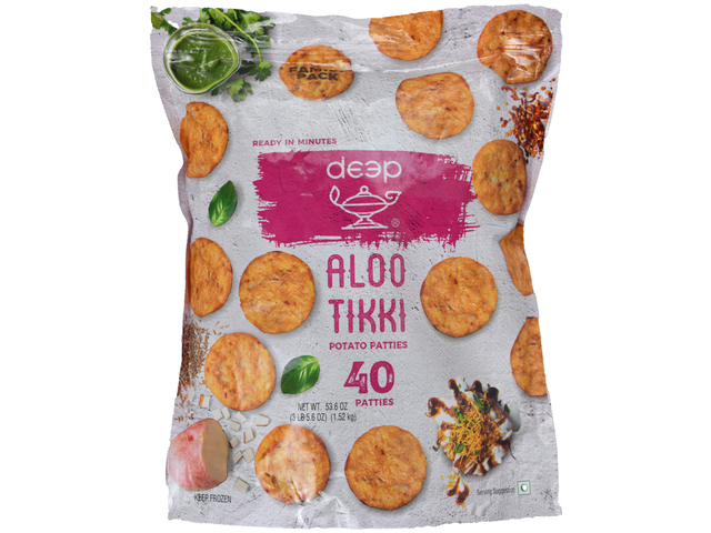 Aloo Tikki Family Pack (40 pieces) (53.6oz)