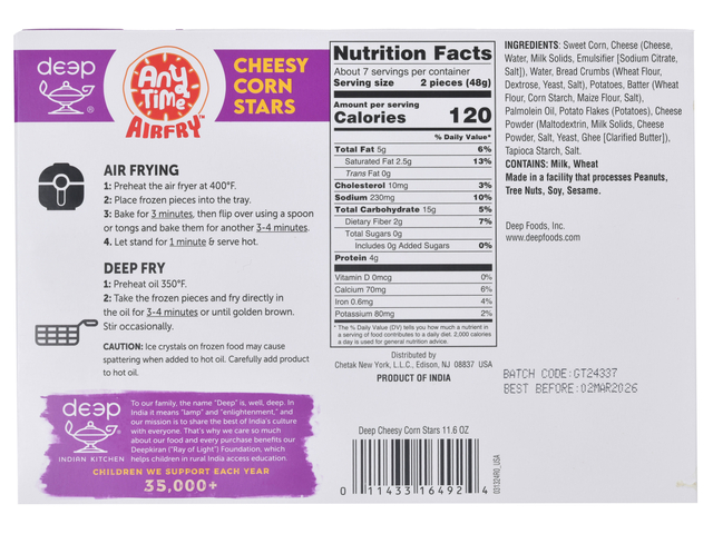 Cheesy Corn Stars (11.6oz)
