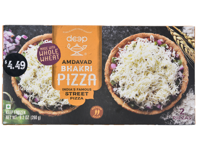 Amdavad Bhakri Pizza Made with Whole Wheat (9.2oz)