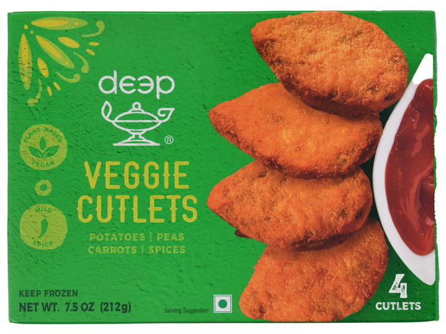 Vegetable Cutlets (4 pieces) (7.5oz)